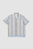 SPORTIVO STORE_Dean Road Shirt Pop Stripe Three Blue/Sand