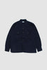 SPORTIVO STORE_LS Utility Herringbone Rec. Cotton Shirt Indigo