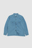 SPORTIVO STORE_LS Utility Herringbone Rec. Cotton Shirt Washed Indigo