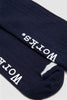 SPORTIVO STORE_Modal Sock Modal Rib Knit Navy_3