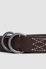 SPORTIVO STORE_O Ring Belt Leather Brown_4