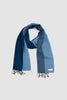 SPORTIVO STORE_Panelled Wool Scarf Merino Wool Blue_3