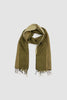 SPORTIVO STORE_Panelled Wool Scarf Merino Wool Olive_3