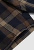 SPORTIVO STORE_Pleated Lincot Big Check Track Short Navy/ Brown_4