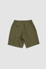 SPORTIVO STORE_Pleated Rec. Poly Tech Track Short Olive_5