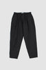 SPORTIVO STORE_Pleated Track Pant Mini Check Black