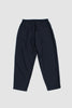 SPORTIVO STORE_Pleated Tropical Suiting Track Pant Navy_5