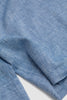 SPORTIVO STORE_Pullover LS Slub Linen Mix Shirt Blue_4