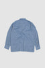 SPORTIVO STORE_Pullover LS Slub Linen Mix Shirt Blue_5