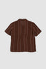 SPORTIVO STORE_Road Shirt Reef Stripe Cotton Brown_5