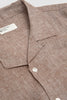 SPORTIVO STORE_Road Slub Linen Mix Shirt Brown_3