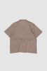 SPORTIVO STORE_Road Slub Linen Mix Shirt Brown_5