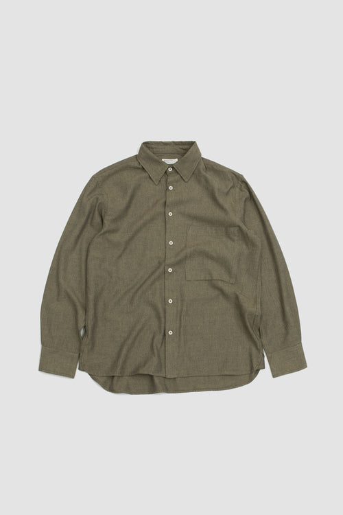 SPORTIVO [Square pocket shirt it brushed twill sand]