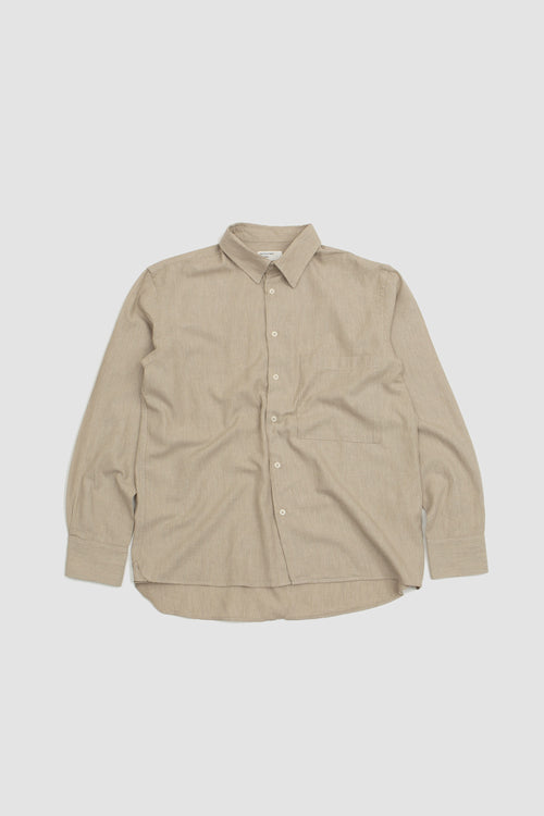 SPORTIVO [Square pocket shirt it brushed twill olive]