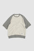 SPORTIVO STORE_SS Crew Brush Back Sweat Grey Marl