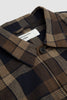 SPORTIVO STORE_Travail Overshirt Lincot Big Check Navy/Brown_3