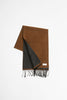 SPORTIVO STORE_Double Sided Scarf Brown/Charcoal_4