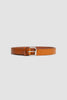 SPORTIVO STORE_Simple Boucle Leather Belt Hazel